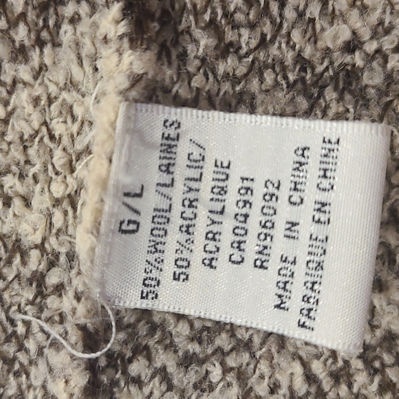 Katherine Barclay Aztec wool blend sweater jacket - Picture 5 of 5